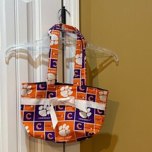 Orange and Purple Tote Bag of CLEMSON TIGERS